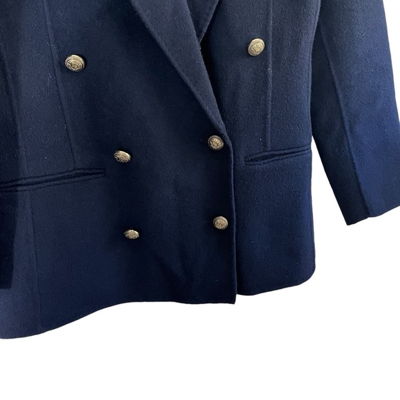 SANDRO PARIS Navie Double-Faced Chest Patch Wool Blazer - Picture 6 of 13